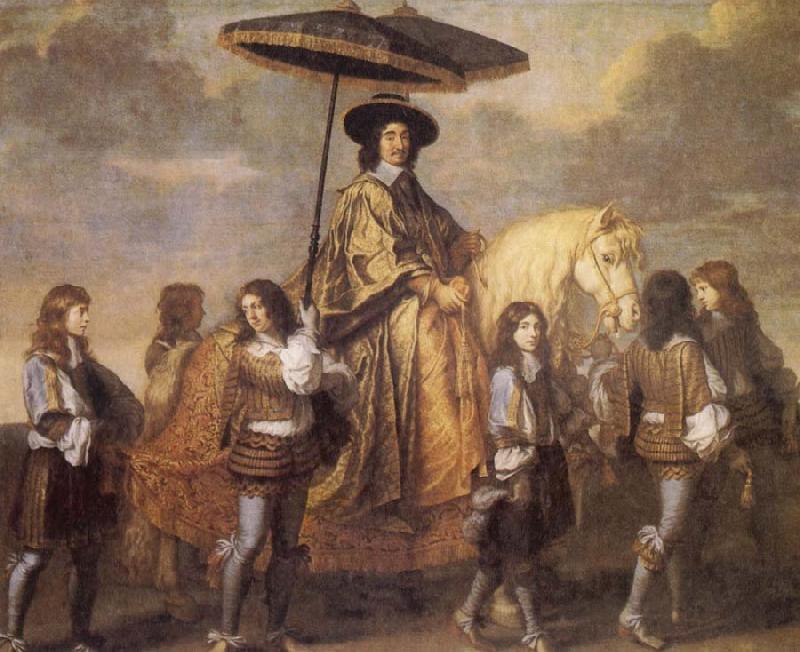 LE BRUN, Charles Chancellor Seguier at the Entry of Louis XIV into Paris in 1660